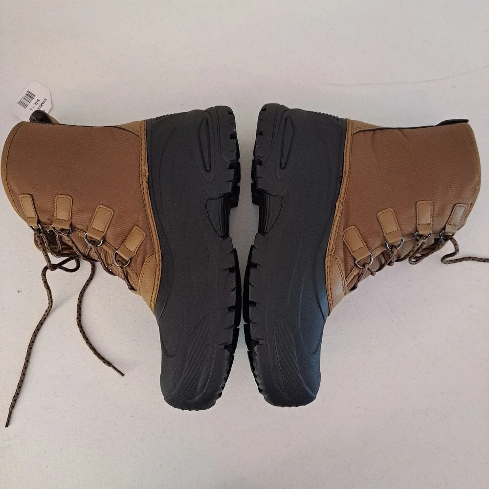 Staheekum Snow Boot Mens Size 13 Brown Insulated Waterproof -20F Rated 1260-798
